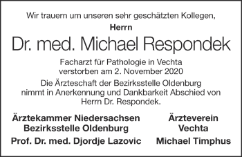 Anzeige von Michael Respondek von OM-Medien