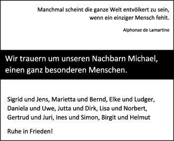Anzeige von Michael Respondek von OM-Medien