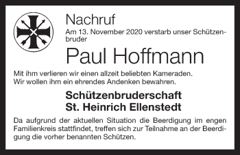 Anzeige von Paul Hoffmann von OM-Medien