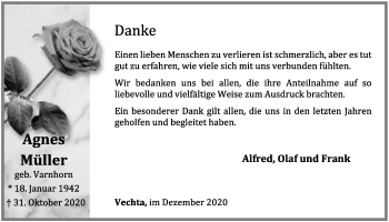 Anzeige von Agnes Müller von OM-Medien