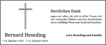 Anzeige von Bernard Heseding von OM-Medien