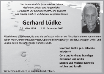 Anzeige von Gerhard Lüdke von OM-Medien