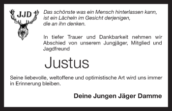 Anzeige von Justus Möller von OM-Medien