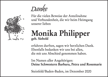 Anzeige von Monika Philipper von OM-Medien
