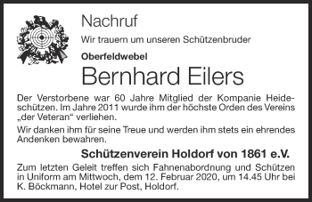 Anzeige von Bernhard Eilers von OM-Medien