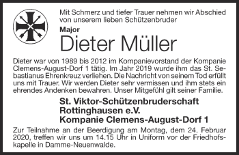 Anzeige von Dieter Müller von OM-Medien