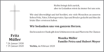 Anzeige von Fritz Müller von OM-Medien