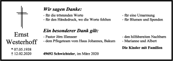 Anzeige von Ernst Westerhoff von OM-Medien
