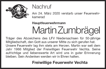Anzeige von Martin Zumbrägel von OM-Medien