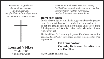 Anzeige von Konrad Völker von OM-Medien
