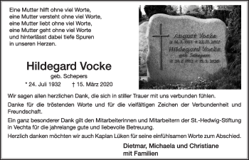 Anzeige von Hildegard Vocke von OM-Medien