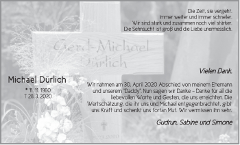 Anzeige von Michael Dürlich von OM-Medien