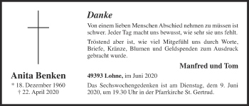 Anzeige von Anita Benken von OM-Medien