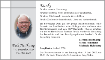 Anzeige von Dirk Heitkamp von OM-Medien