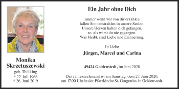 Anzeige von Monika Skrzetuszewski von OM-Medien