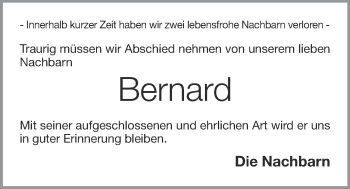 Anzeige von Bernard Osterhoff von OM-Medien