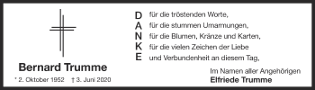 Anzeige von Bernard Trumme von OM-Medien