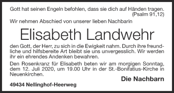 Anzeige von Elisabeth Landwehr von OM-Medien