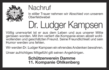 Anzeige von Ludger Kampsen von OM-Medien