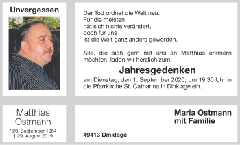 Anzeige von Matthias Ostmann von OM-Medien