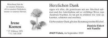 Anzeige von Irene Koenen von OM-Medien