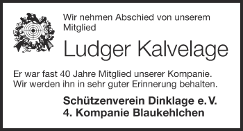 Anzeige von Ludger Kalvelage von OM-Medien