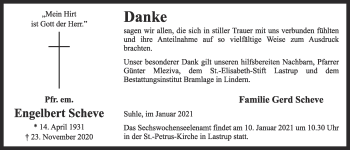 Anzeige von Engelbert Scheve von OM-Medien