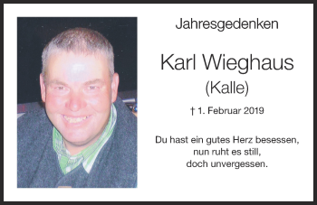 Anzeige von Karl Wieghaus von OM-Medien