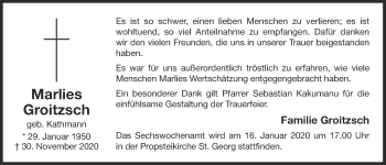 Anzeige von Marlies Groitzsch von OM-Medien