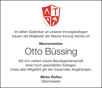 Anzeige von Otto Büssing von OM-Medien