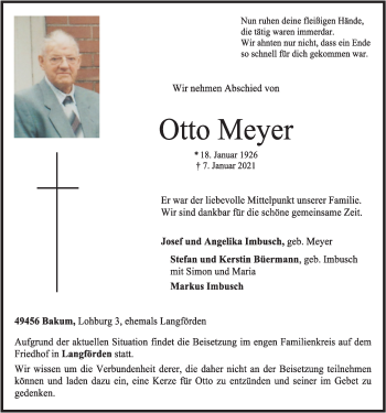 Anzeige von Otto Meyer von OM-Medien