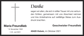 Anzeige von Maria Freundlieb von OM-Medien