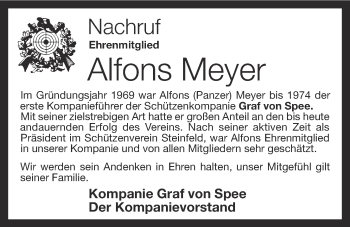 Anzeige von Alfons Meyer von OM-Medien