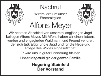 Anzeige von Alfons Meyer von OM-Medien