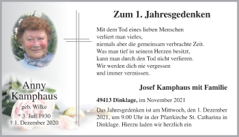 Anzeige von Anny Kamphaus von OM-Medien