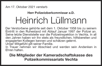 Anzeige von Heinrich Lüllmann von OM-Medien