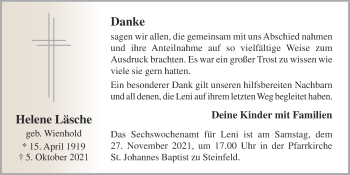 Anzeige von Helene Läsche von OM-Medien