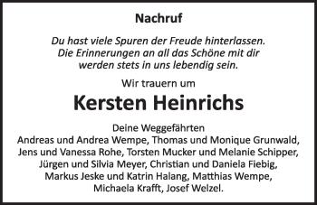 Anzeige von Kersten Heinrichs von OM-Medien