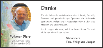 Anzeige von Volkmar Diers von OM-Medien