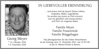 Anzeige von Georg Meyer von OM-Medien
