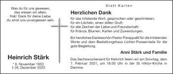 Anzeige von Heinrich Stärk von OM-Medien