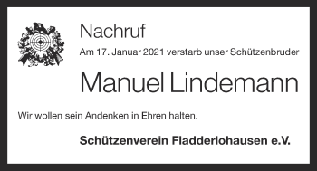 Anzeige von Manuel Lindemann von OM-Medien