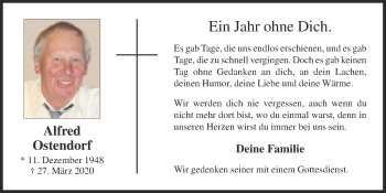 Anzeige von Alfred Ostendorf von OM-Medien