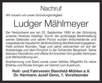 Anzeige von Rainer Tiemann von OM-Medien