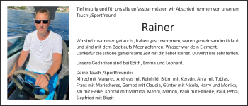 Anzeige von Rainer Tiemann von OM-Medien