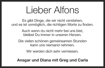 Anzeige von Alfons Böckmann von OM-Medien