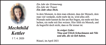 Anzeige von Mechthild Kettler von OM-Medien