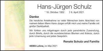 Anzeige von Hans-Jürgen Schulz von OM-Medien