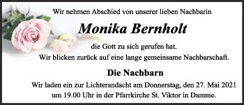 Anzeige von Monika Bernholt von OM-Medien