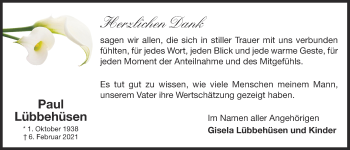 Anzeige von Paul Lübbehüsen von OM-Medien